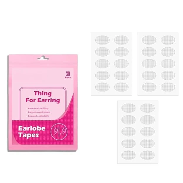Earlobe Support Tapes for Earrings