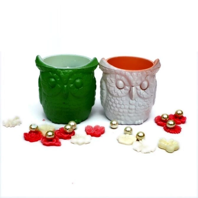 Owl Shape Candle (2 PC)