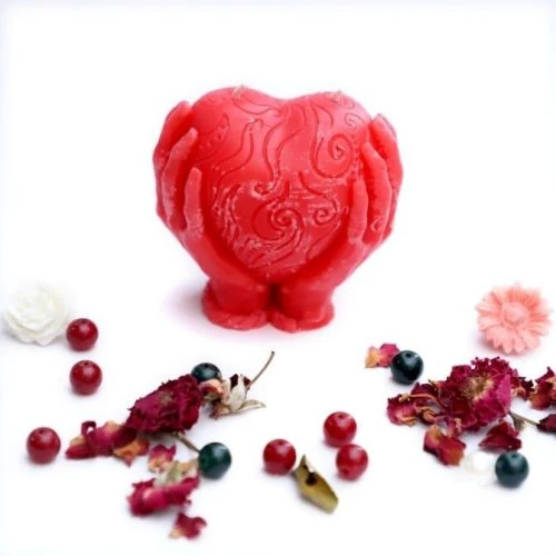 Heart Shape Scented Candle (2 PC)