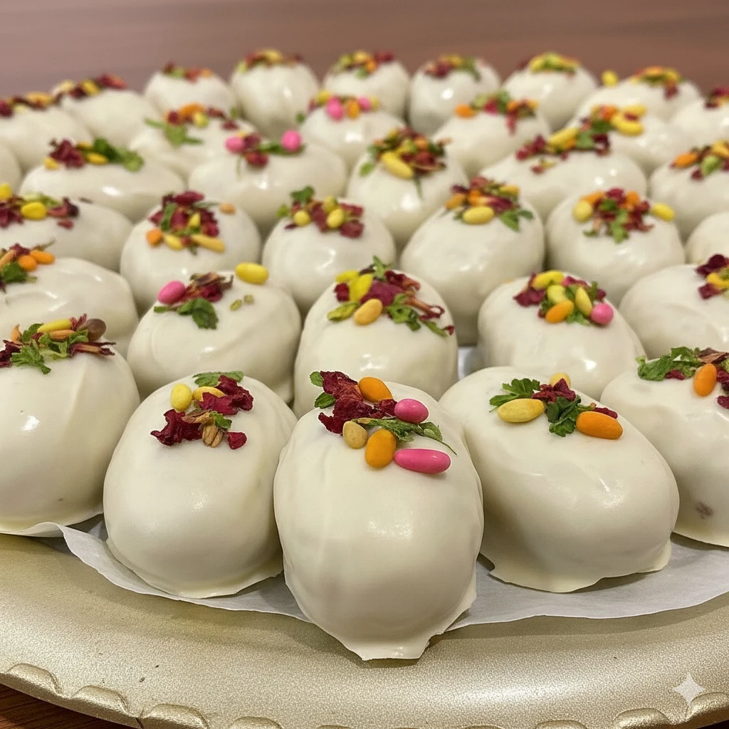 Pan Khajoor White Chocolate Truffle 4 Cavities