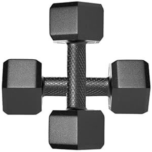 2 KG PAIR PVC HEX DUMBBELL SET FITNESS WEIGHTS FOR HOME GYM EXERCISE FOR MEN & WOMEN DUMBBELL SET (2KG+2KG=4KG TOTAL)
