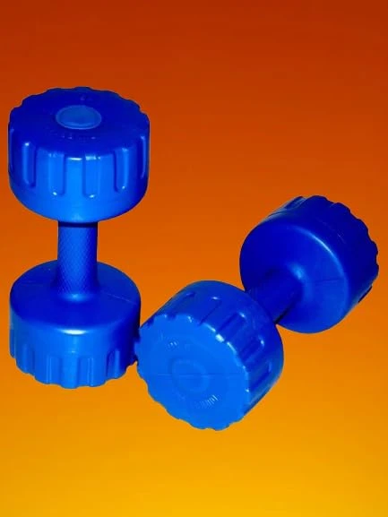 SBR SPORTS' 4 KG PAIR PVC DUMBBELL SET FITNESS WEIGHTS FOR HOME GYM EXERCISE FOR MEN & WOMEN DUMBBELL SET (4KG+4KG=8KG)