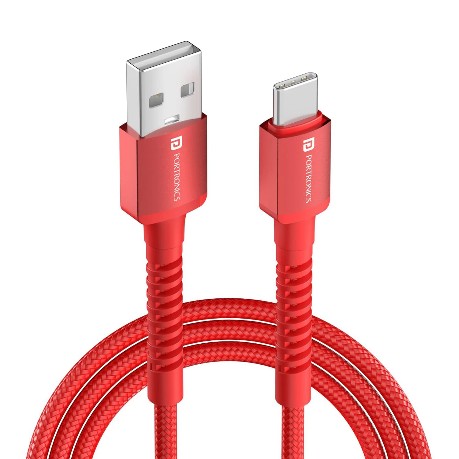 X 60W 6A USB-A to Type C Fast Charging Cable With WARP/DASH/VOOC/SuperVOOC/FLASH Charging Support, Compatible with OnePlus, Oppo, iPhone 15 & other Type C Smartphone & Devices(Red)