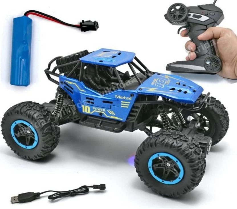 APJ enterprise Remote Control Car For Kids Rock Crawler Climbing Rc Rechargeable Toy for Kids  (Blue)