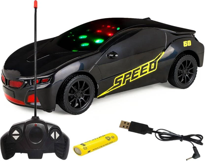 Remote Control LED Racing Car Toy Set