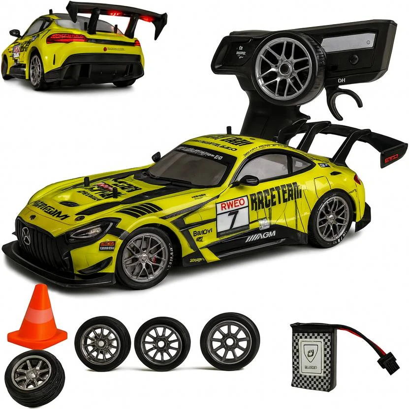 Drift Car for adults | 4X4 High speed Remote control drift car with tyres  (Multicolor)