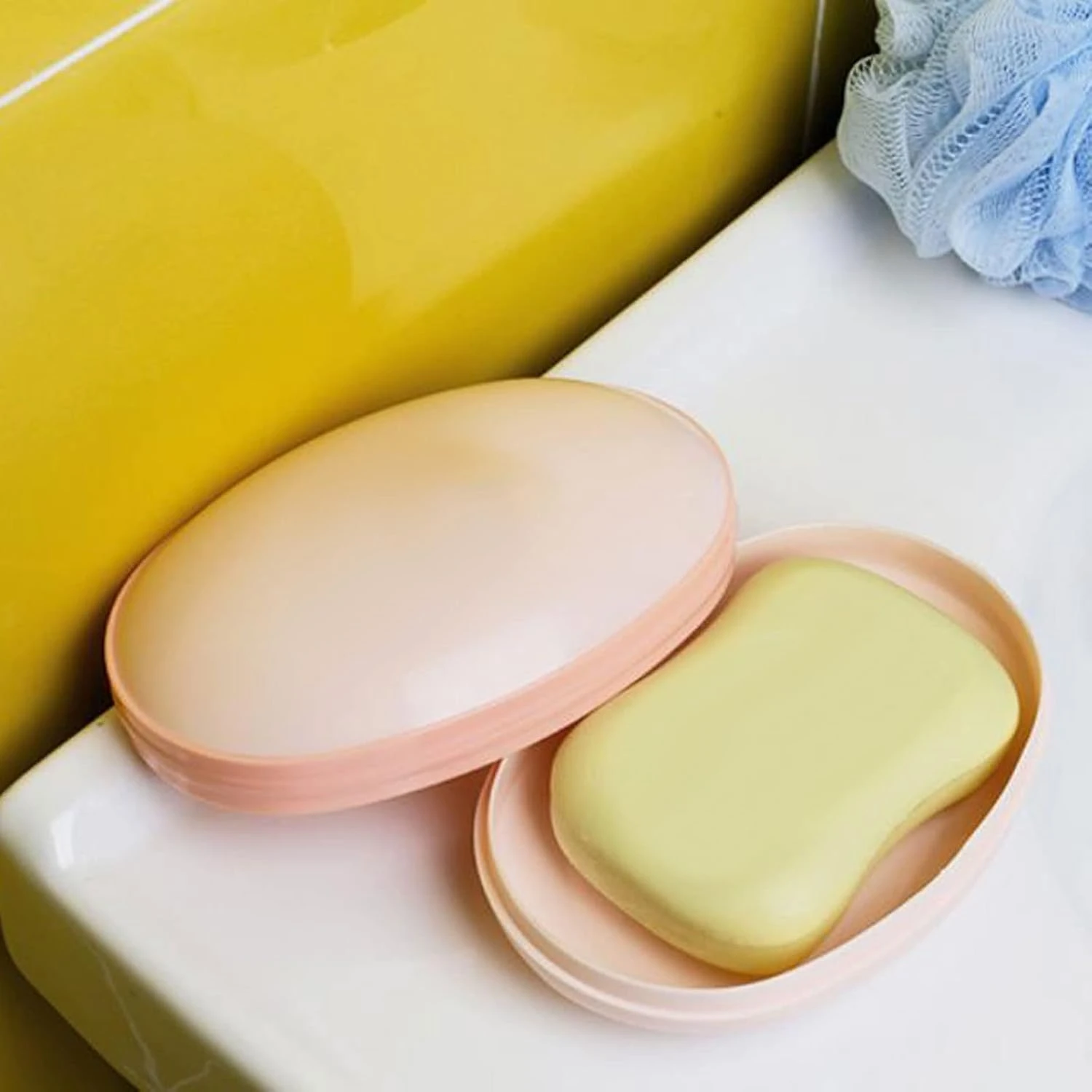 Soap Holder with Soap Dish bar, (Pack of 4)