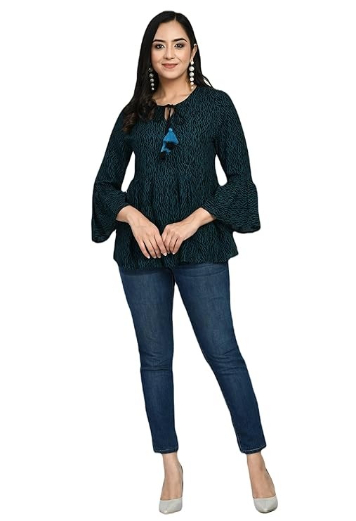 Printed regular top