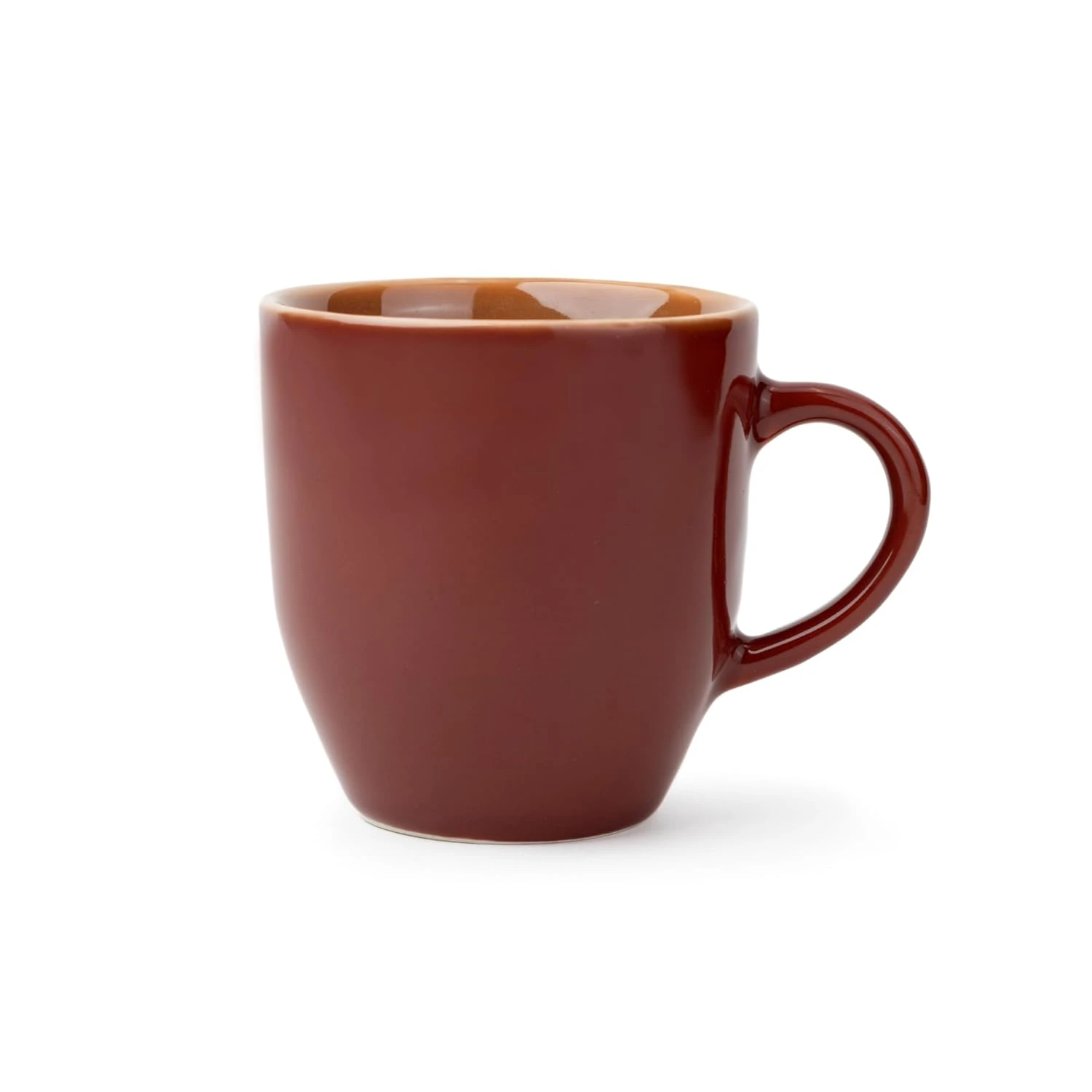 Ceramic Coffee Mug, 1 Pc, 300ml, Burgundy | Tea Mug | Glossy Finish | Porcelain Coffee Cup | Ceramic Cup | Microwave Safe (Burgundy Milk Mug, 1 Pc)