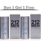 Carolina Herrera 212 EDT Men's Perfume 100ml | Fragrance for Men | Buy 1 Get 1 Free Perfume Scent