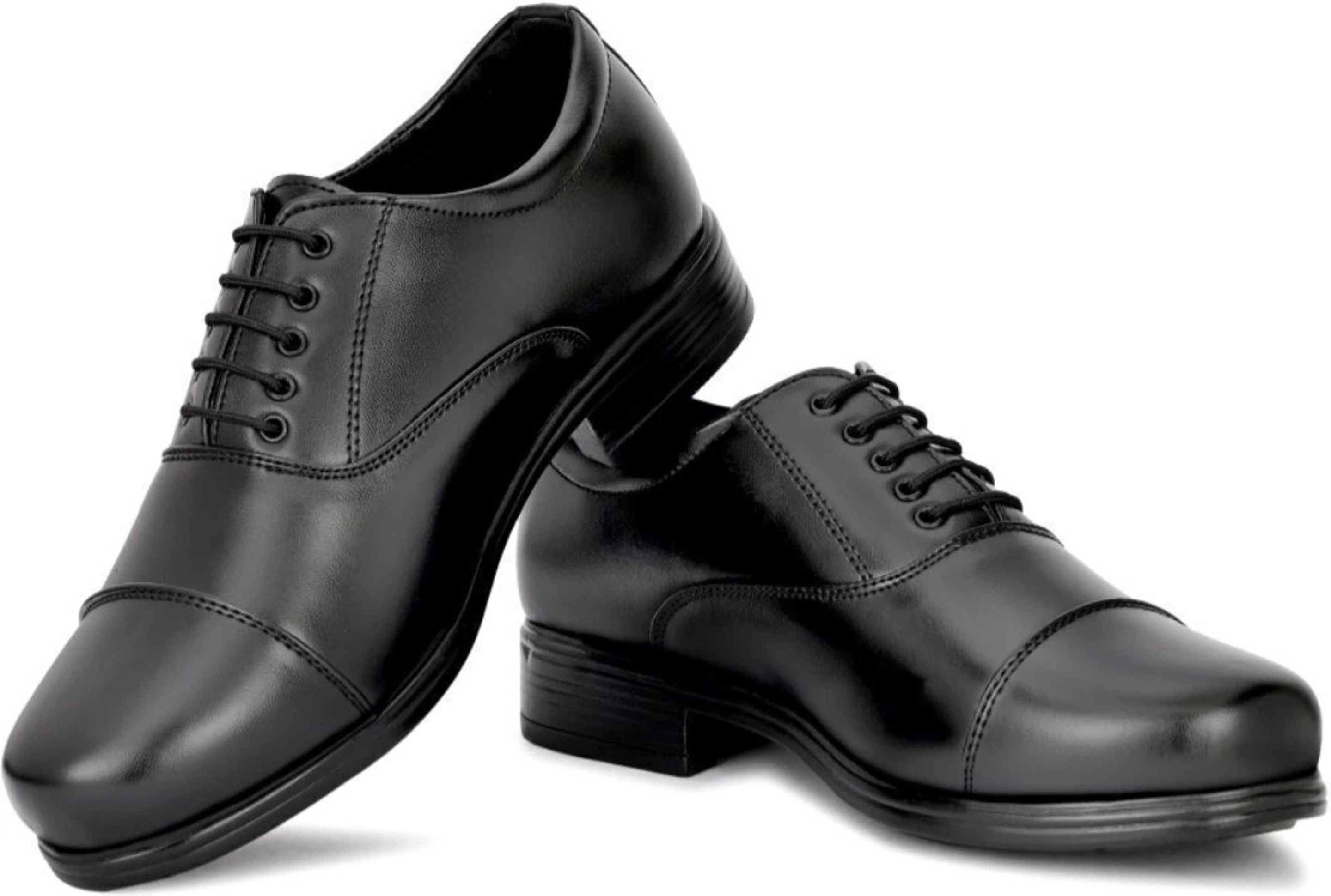 Lightweight Faux Leather and Oxford Police Shoes Oxford For Men