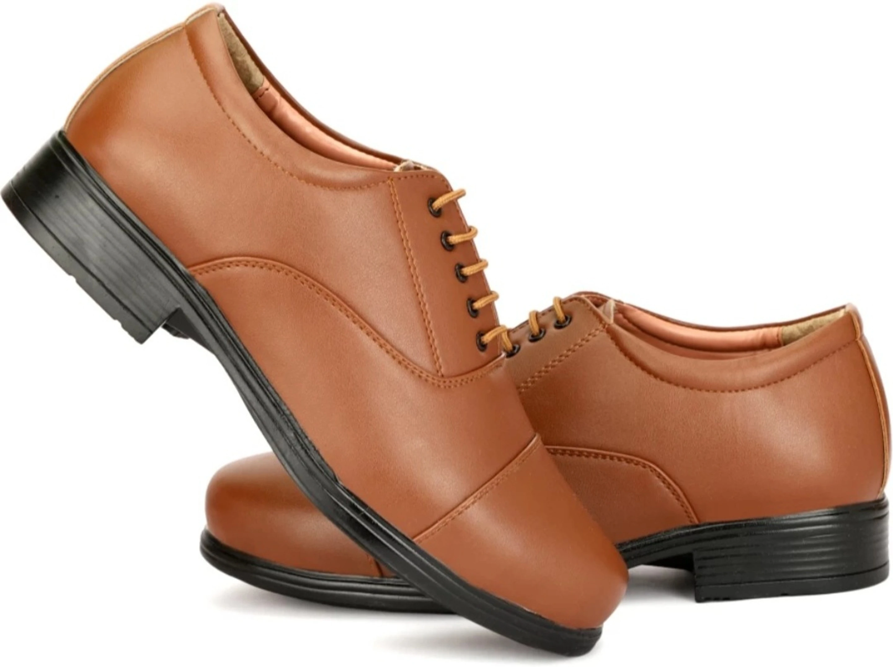 Lightweight Faux Leather and Oxford Police Shoes Oxford For Men