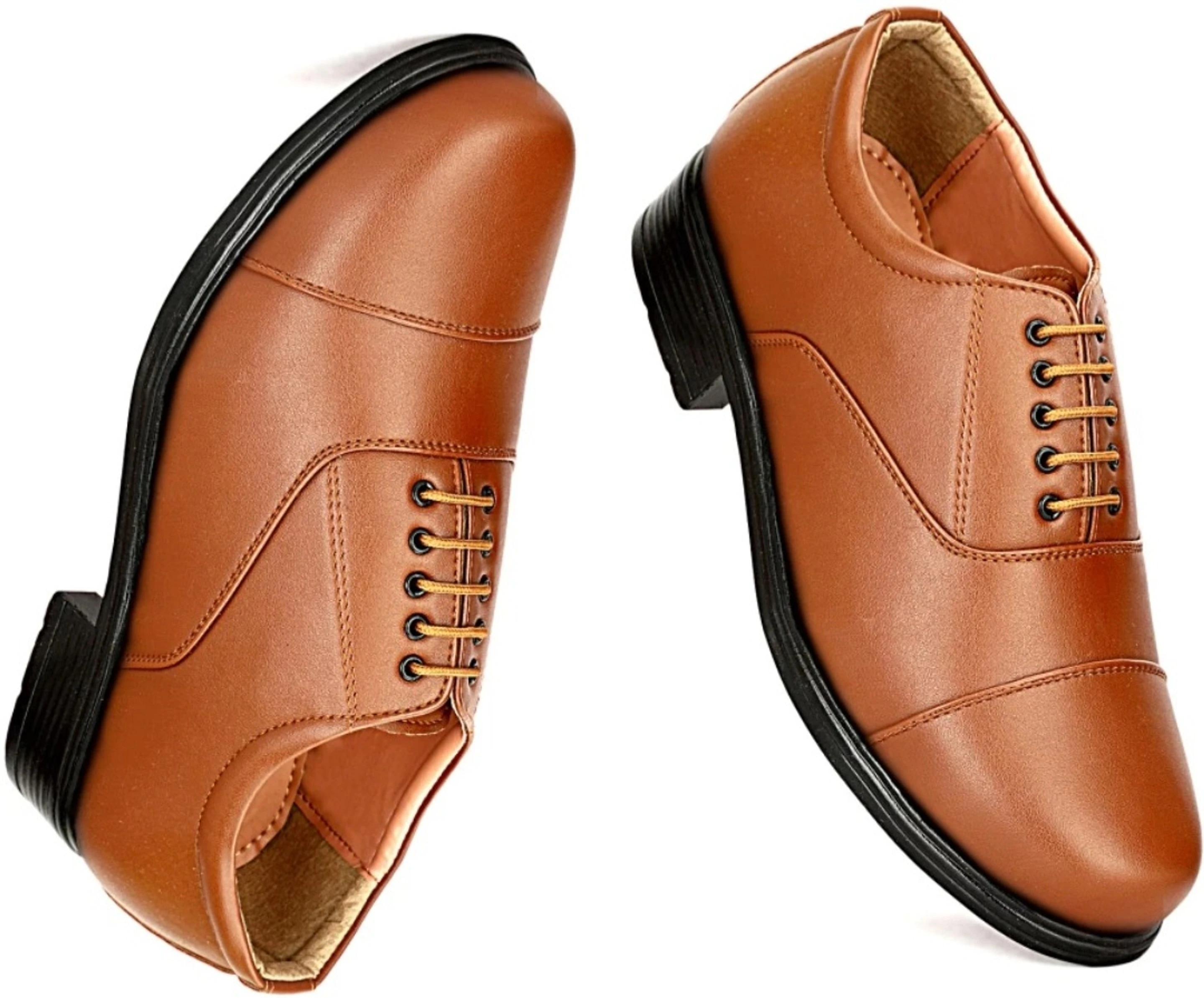 Lightweight Faux Leather and Oxford Police Shoes Oxford For Men