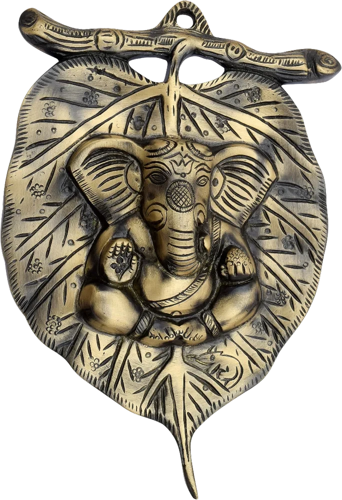 Brass Ganesha Wall Hanging