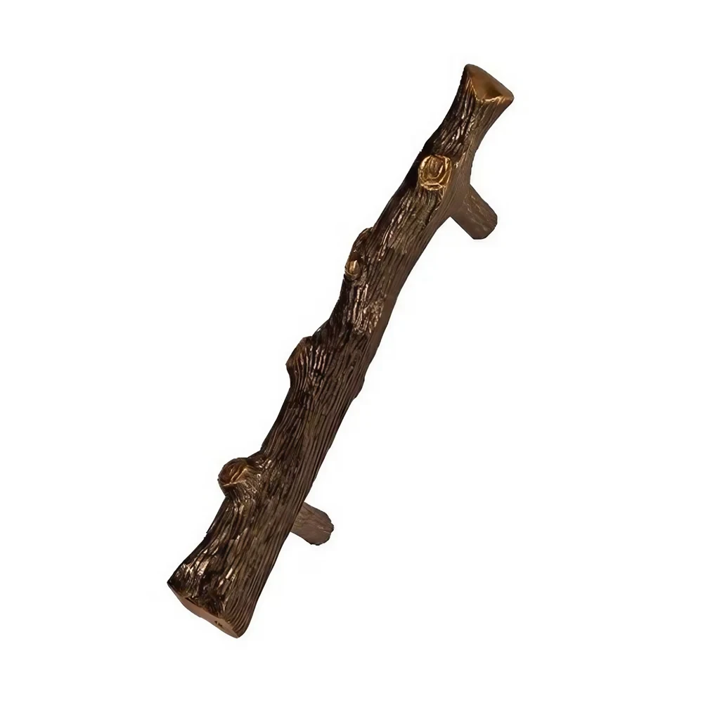 Brass Wooden Design Door Handle