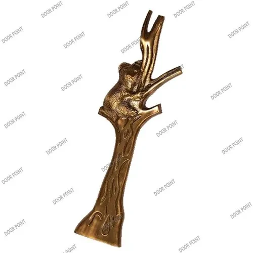 Bear Shape Brass Door Pull Handle