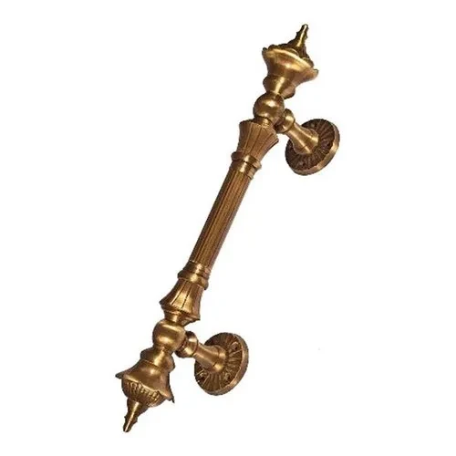 Pointed End Brass Door Handle