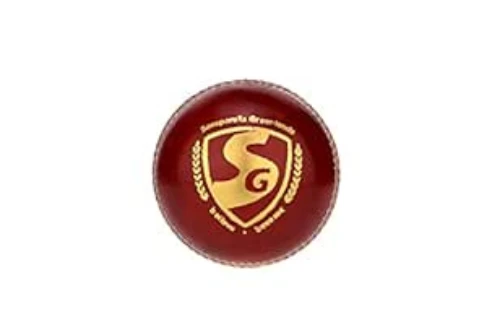 SG Shield 20 Cricket Balls | Colour: Red | Pack Size: Pack of 1 | Water-Resistant Leather Ball | Suitable for Practice Game | Tournament Game Cork