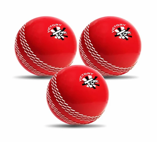 T-20 Synthetic Cricket Ball for Tournament and Street Match - Wind Ball (Red)