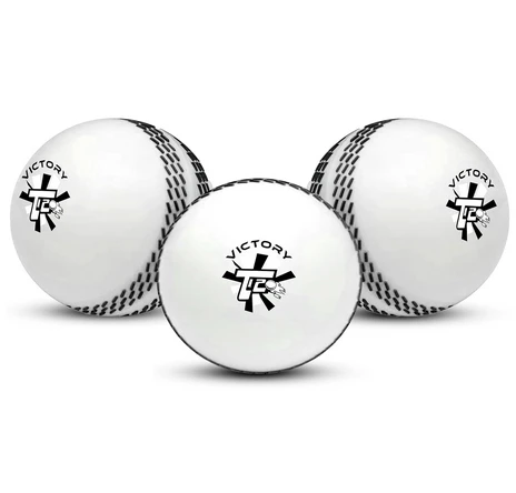 T-20 Synthetic Cricket Ball for Tournament, Street Match - Wind Ball (White)