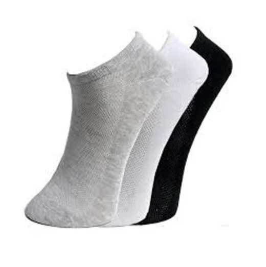 5 Pairs Women Cotton Socks Ankle Length Socks, Multicolour, Pack of 5, Free Size