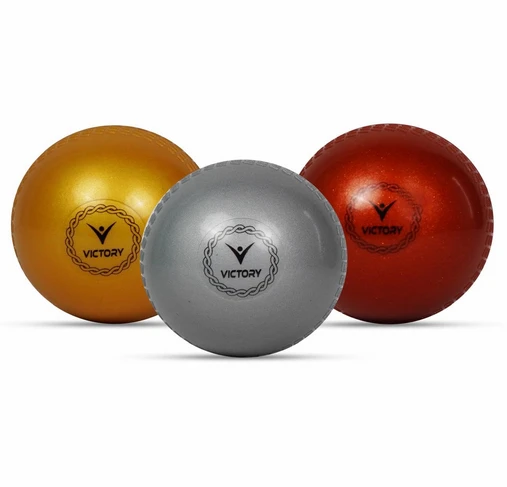 T-20 Synthetic Cricket Ball Match Practice Training | Practice Cricket Ball | Wind Balls | Swing Ball | Indoor & Outdoor Street & Beach Cricket (Metallic)