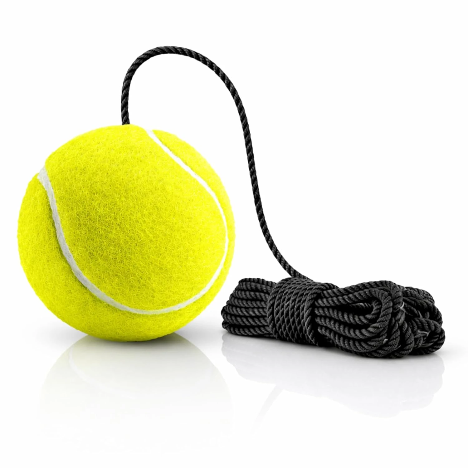 Cricket Hanging Tennis Ball for Batting Practice | Indoor & Outdoor Training with 10 Feet Rope | Lightweight Hanging Ball Cricket Practice for Kids, Beginners & Adults
