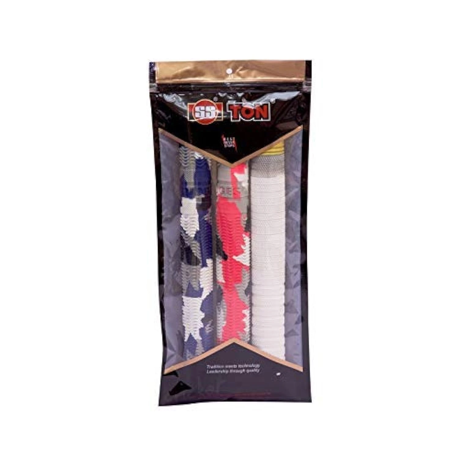 Cricket bat Premium Grips - Set of 3, Multicolor, Rubber