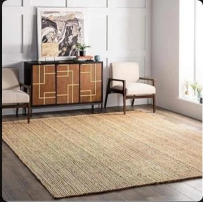 Woven Jute Area Rug