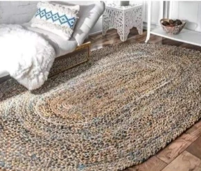 Oval Braided Area Rug