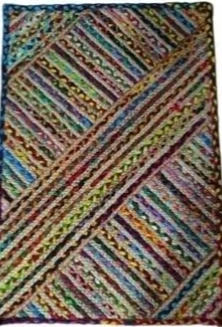Colorful Geometric Patterned Rug