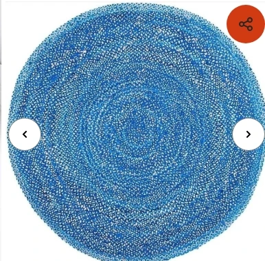 Cloth Cotton doormet Carpet Rugs 4 * 4 feet