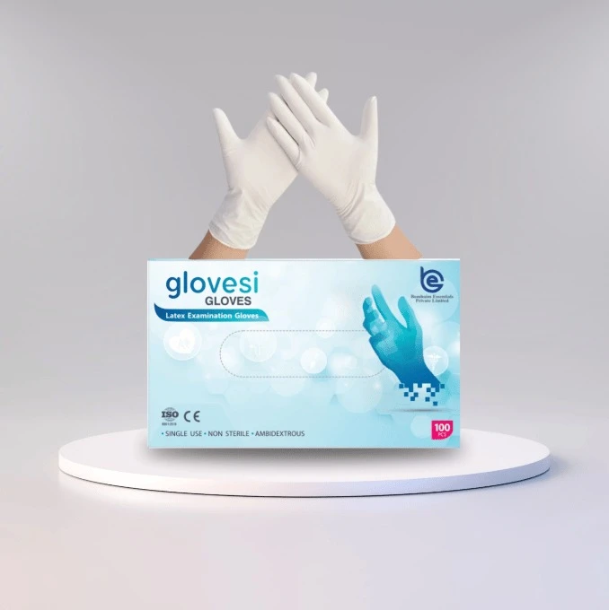 Latex Examination Powdered Gloves