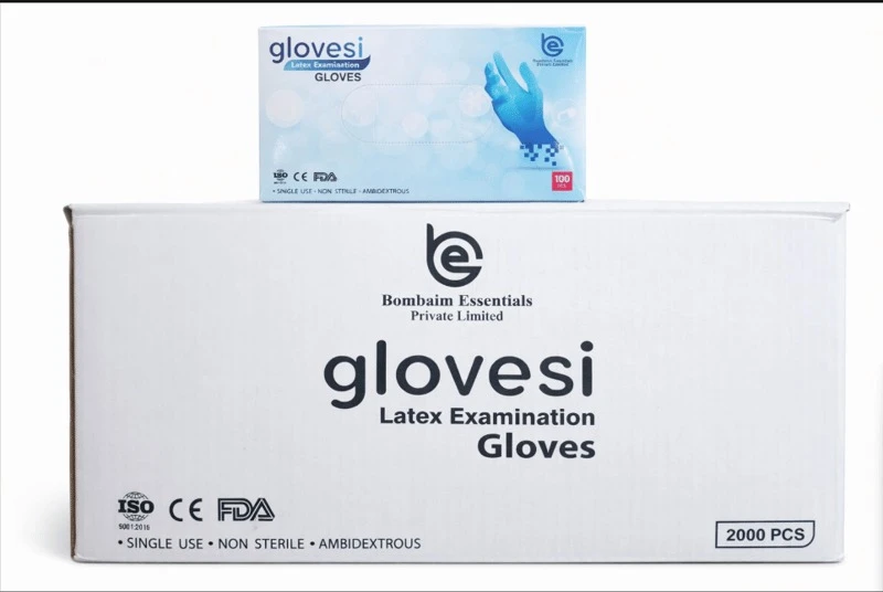 Latex Examination Powderfree Gloves