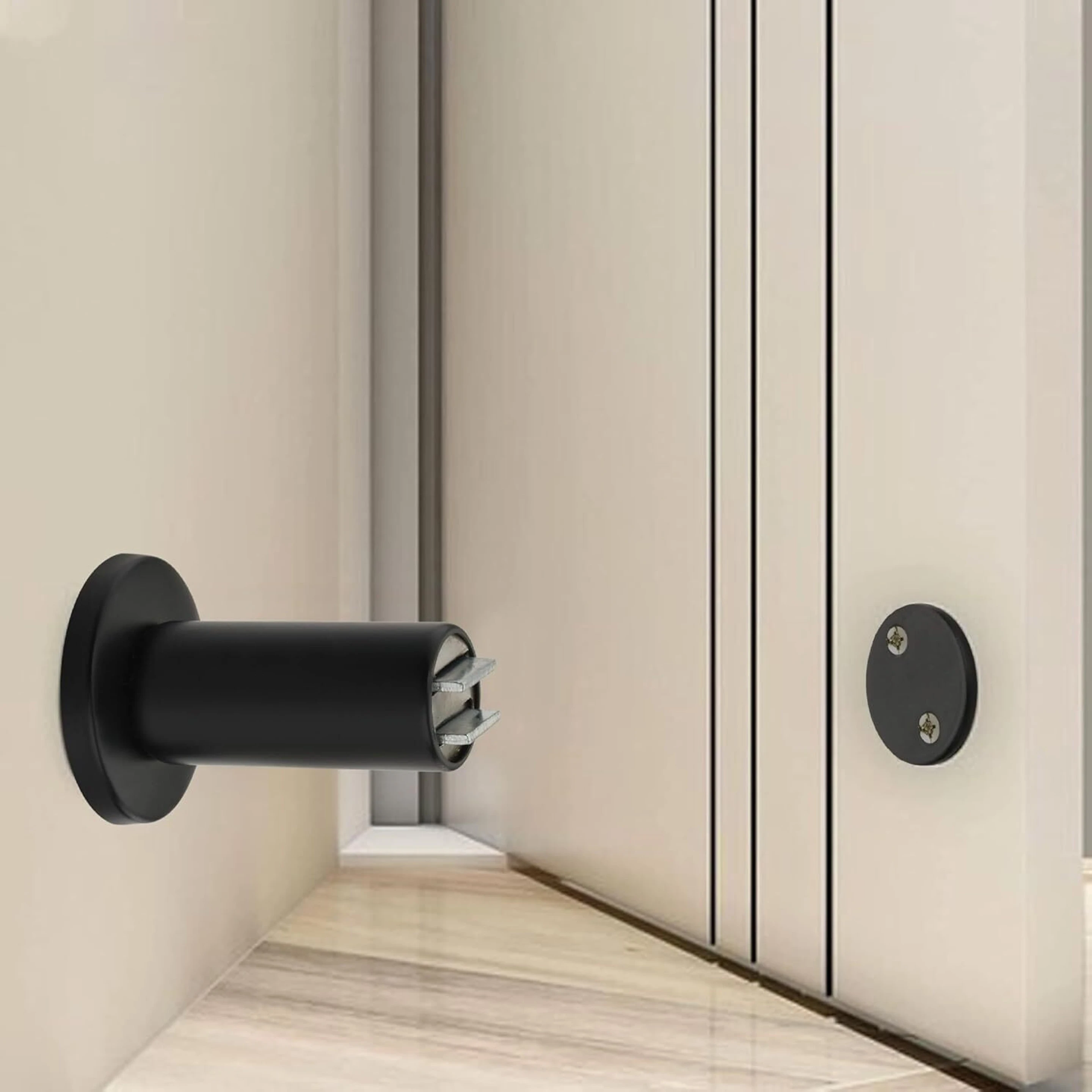 DS-BL-01 Door Mounted Door Stopper (Black)