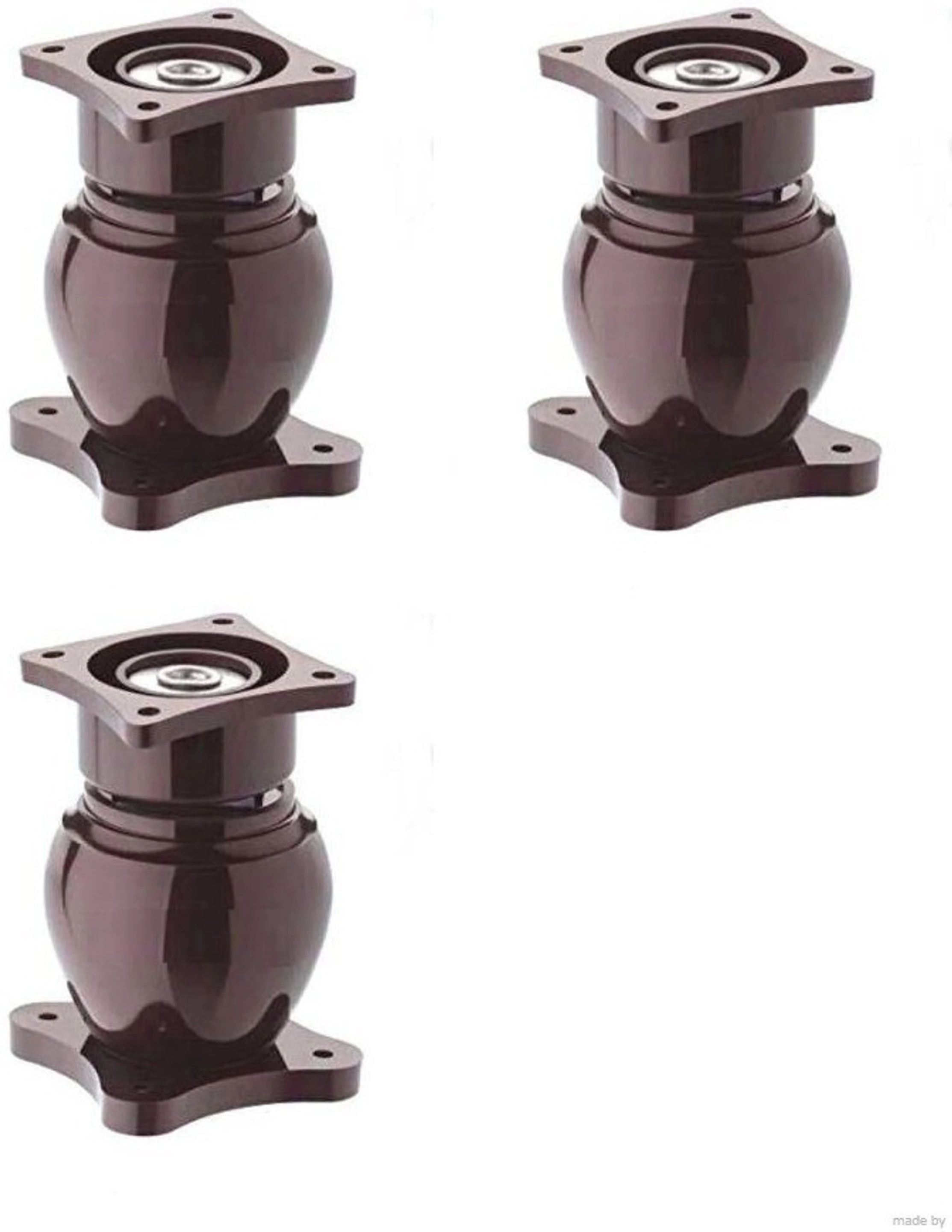 Door Magnetic Catch, Door Catcher Stopper Holder, Door Magnet (pack of 3) Door Mounted Door Stopper (Silver)