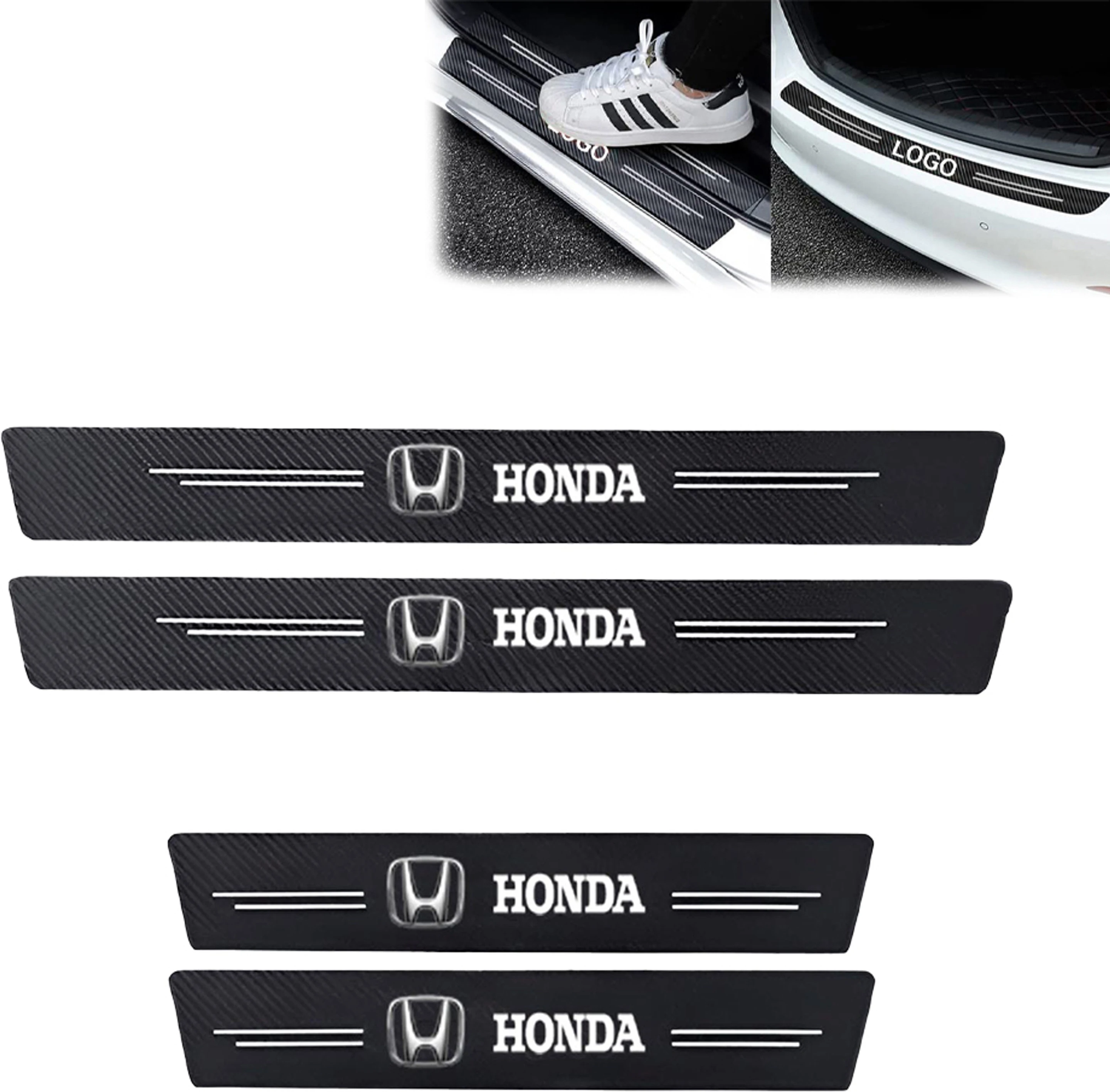 Car Accessories Door Sill Entry Guard Scratch Protector Accessories For Amaze Door Sill Plate