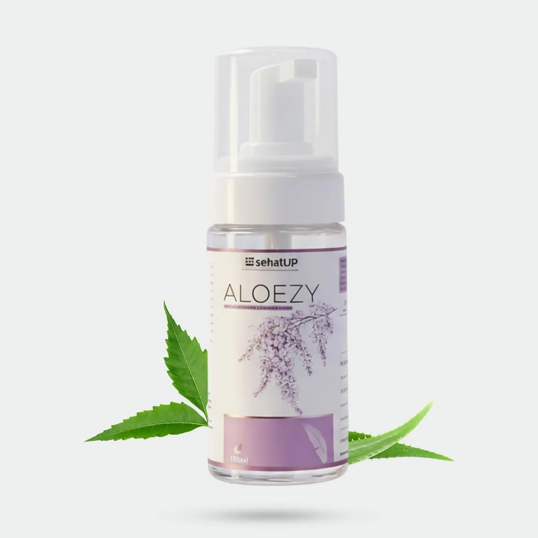 Aloezy Intimate Hygiene Wash for Women 100ml | Hygiene Wash with Lactic Acid | Provides Relief from Itchiness & Dryness | Suitable for All Skin Types, Daily Use | 100% Ayurvedic