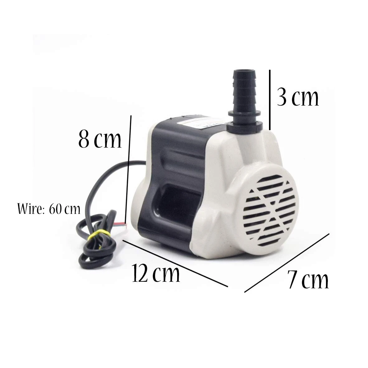 Depron 18W Submersible Water Pump for Air Cooler, Aquarium, Fountain, & Pond | 6-Foot Lift | Ultra Quiet, Energy Efficien (18 Watt Water Pump)