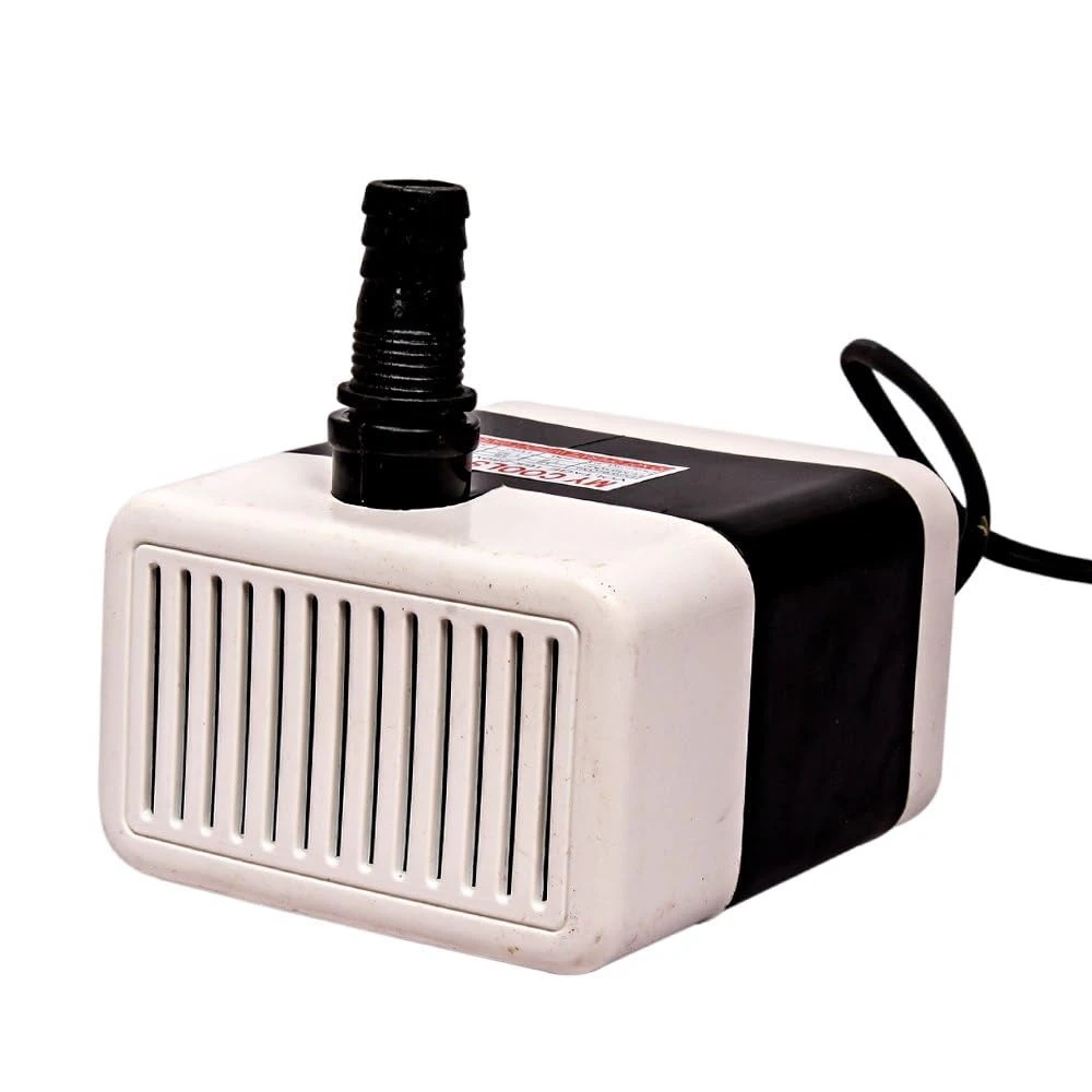 Submersible Pump for Desert Air Cooler, Aquarium, Fountains, 18W 2.1m Copper Motor (White 1)