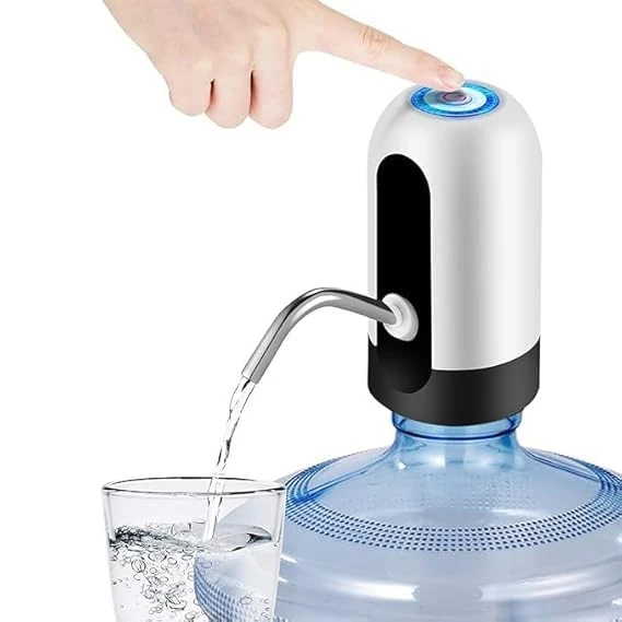 Electric Water & Oil Dispenser Pump for 20 Litre Bottle | USB Rechargeable Automatic Water Can Dispenser Pump with Tap for Home, Kitchen,...