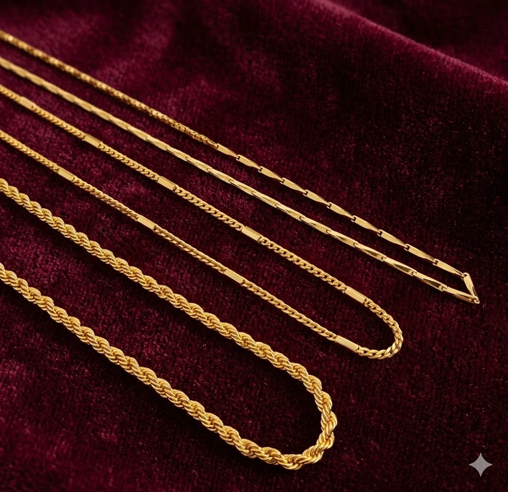 Premium Quality Daily Wear Gold Plated Chain