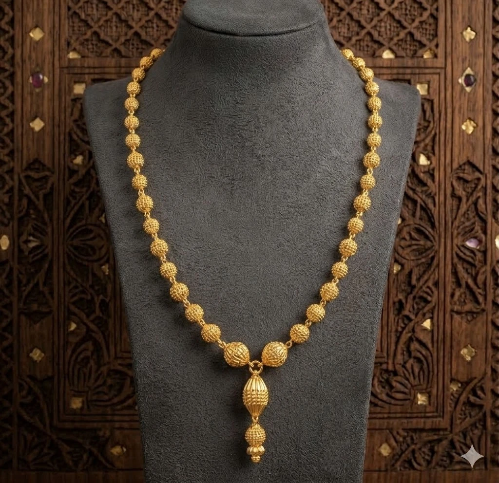 T-11 Attractive and Fancy Short Mangalsutra Brass Gold Plated