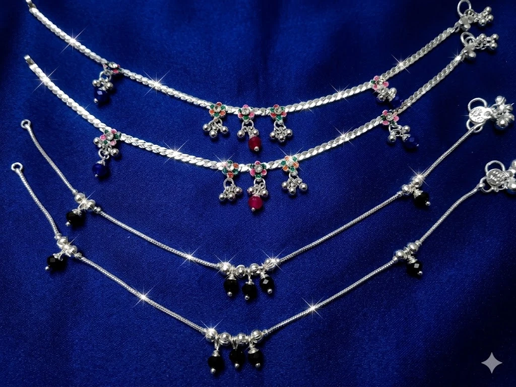 GOTA SILVER FANCY PAYAL