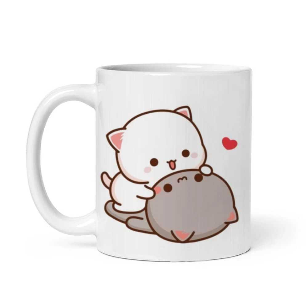 Digital.Wave Ceramic Printed Cartoon Coffee Mug Cartoon Mugs for Kids Girls Boys Friends Best Birthday Gift Return Gifts Animated Cartoon Tea Coffee Cups for Cartoon Lover, 350 Ml