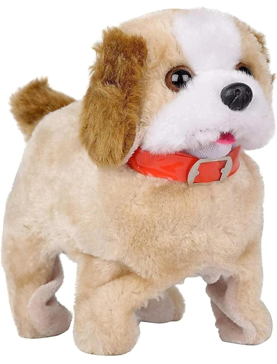 Digital Wave Jumping, Walking and Barking Dog Soft Toy Fantastic Puppy Battery Operated Back Flip Jumping Dog Jump Run Toy Kids(Jumping Dog) (Jumping)