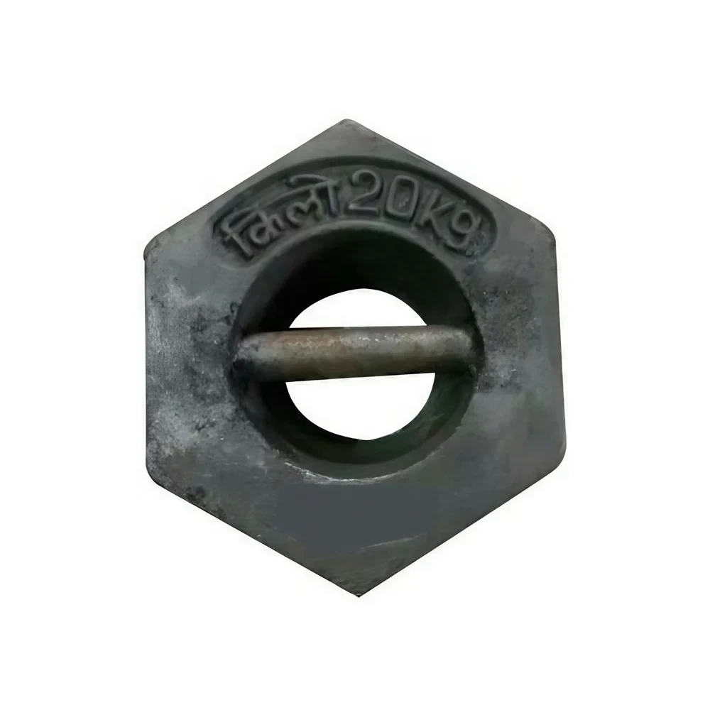 Hexagonal Cast Iron Weight Plate 20kg