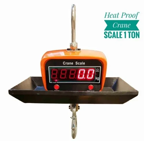 Crane Scale Heatproof 1 Ton x 200 Gm Digital Foundry Crane Scale