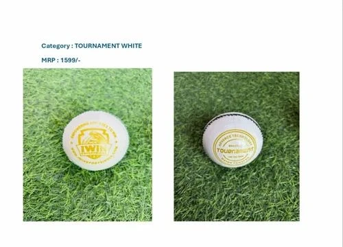White Tournament Cricket Balls
