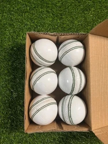 White Leather Cricket Balls